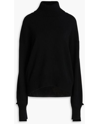 arch4 Simone Oversized Cashmere Turtleneck Sweater - Black