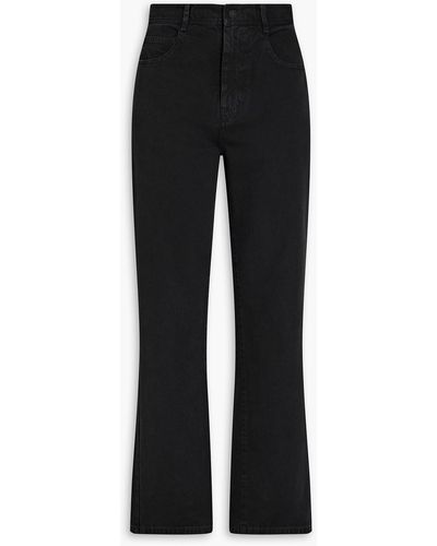 Nili Lotan High-rise Straight-leg Jeans - Black