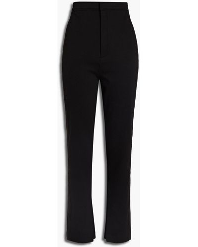 Rag & Bone Joan Cotton-blend Jersey Slim-leg Trousers - Black