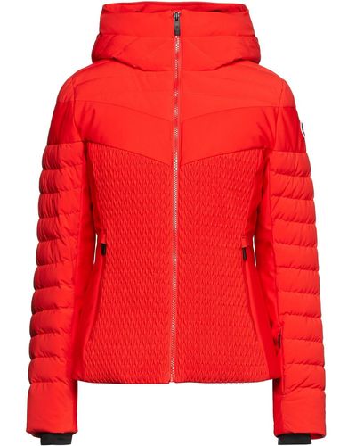 Fusalp Amalienne Faux Fur-trimmed Quilted Shell Hooded Jacket - Red