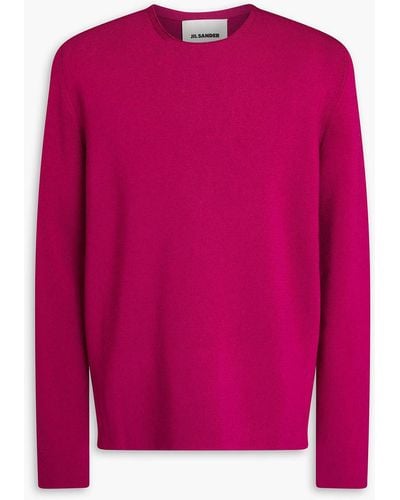 Jil Sander Ribbed-knit Sweater - Pink