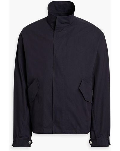 LE17SEPTEMBRE Cotton-blend Ripstop Jacket - Blue