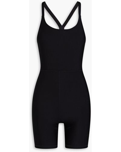 The Upside Hype Frida Stretch Playsuit - Black