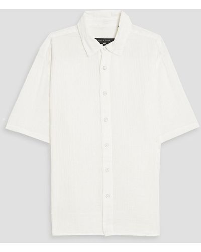 Rag & Bone Dalton Cotton-gauze Shirt - Natural