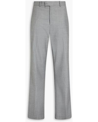 BITE STUDIOS Moreau Wool Bootcut Trousers - Grey