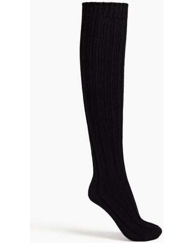 Birkenstock Mélange Cotton-blend Socks - Black
