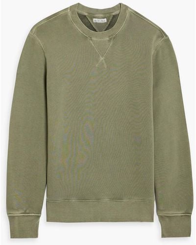 Alex Mill Marlon French Cotton-terry Sweatshirt - Green