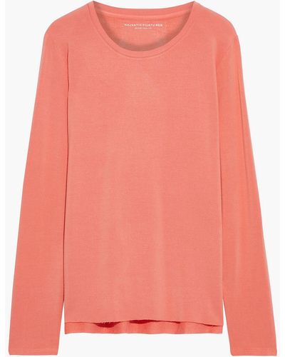 Majestic Filatures French Terry Top - Orange