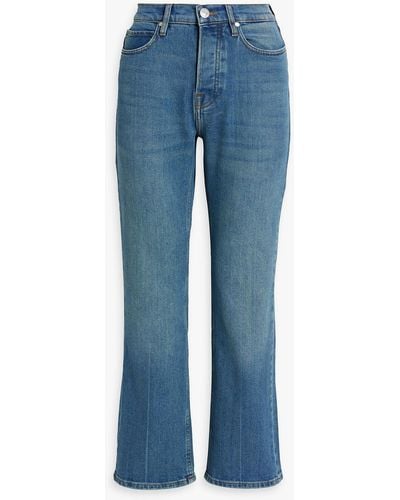 Tomorrow Denim Marston High-rise Flared Jeans - Blue