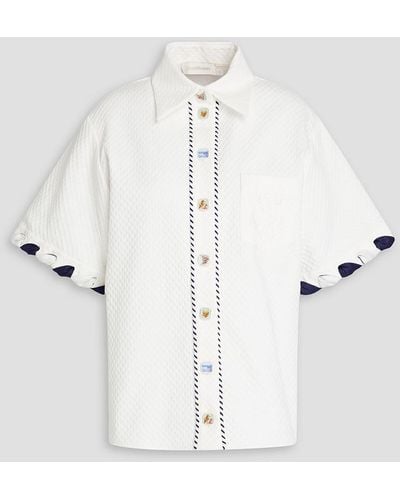 Zimmermann Hemd aus einer baumwollmischung - Natur