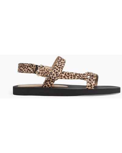 Stuart weitzman hotsell leopard mules
