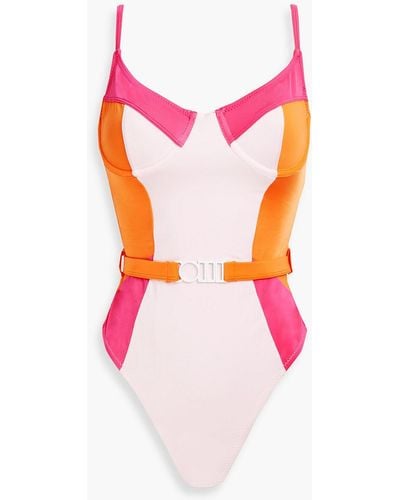 Color Block Swimsuits