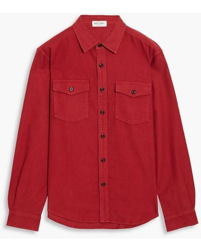 Alex Mill Frontier Brushed Cotton-flannel Shirt - Red