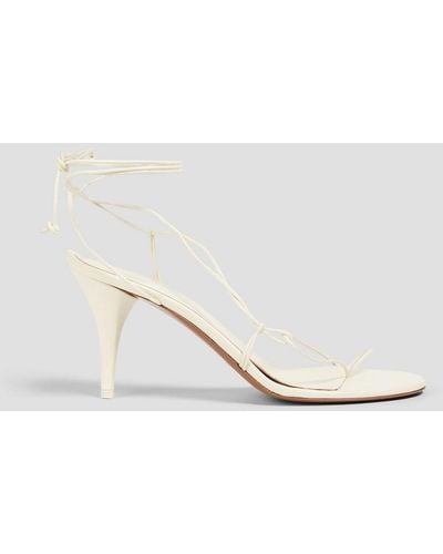 Neous Leather Sandals - White