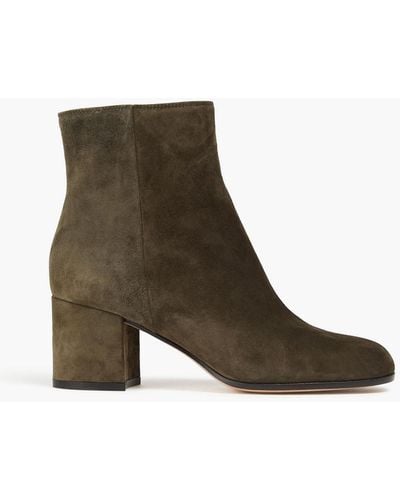 Gianvito Rossi Margaux Suede Ankle Boots - Brown