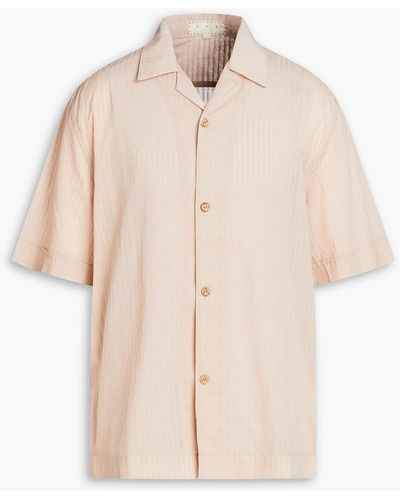 SMR Days Bakhoven Striped Cotton Shirt - Natural