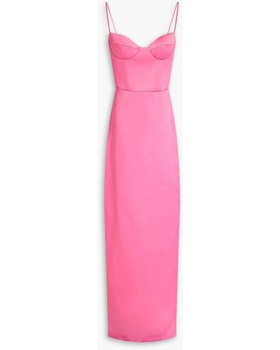 Rasario Twill Maxi Dress - Pink