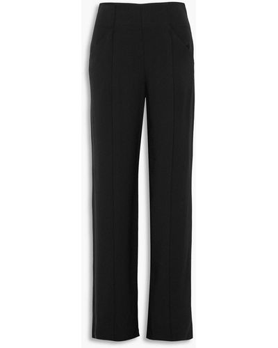 A.L.C. Stretch-crepe Wide-leg Trousers - Black