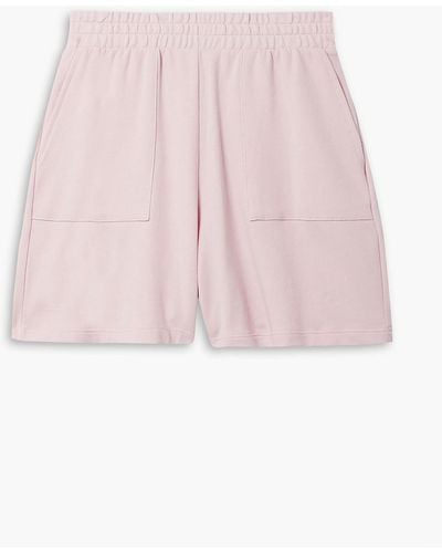 Skin Emmalyn Cotton-blend Jersey Shorts - Pink