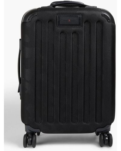 Michael Kors Embossed Camouflage-print Cordura Suitcase - Black