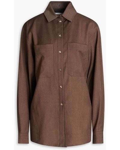 LE17SEPTEMBRE Twill Shirt - Brown