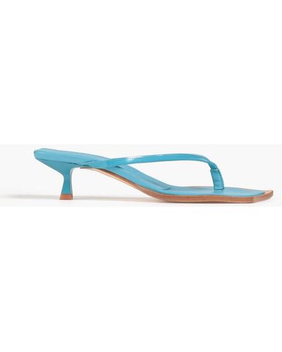 Rejina Pyo Lorna Leather Sandals - Blue