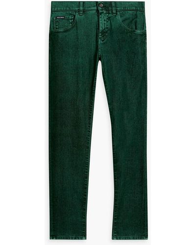 Dolce & Gabbana Skinny-fit Denim Jeans - Green
