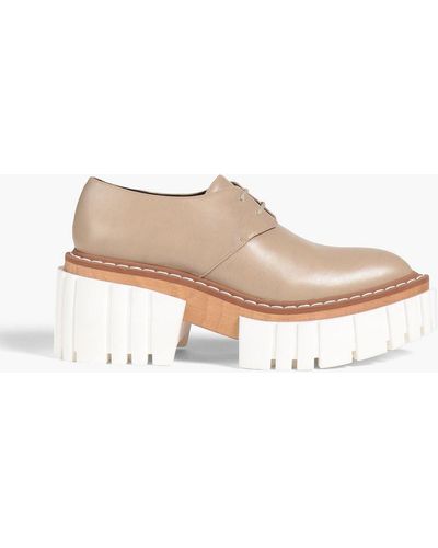 Stella McCartney Brogues aus kunstleder - Weiß