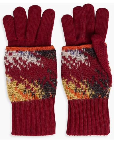 Red Missoni Gloves for Women | Lyst