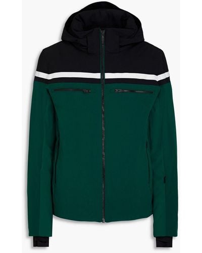 Fusalp Alfonse Striped Hooded Ski Jacket - Green