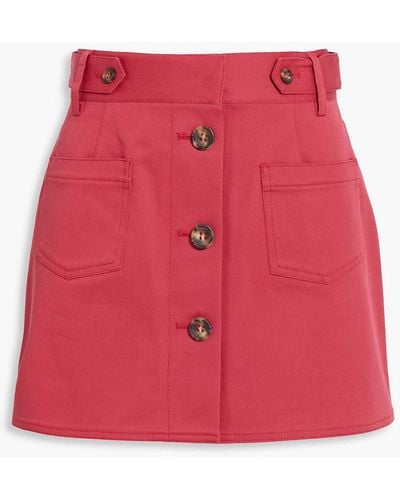 RED Valentino Layered Cotton Blend Shorts