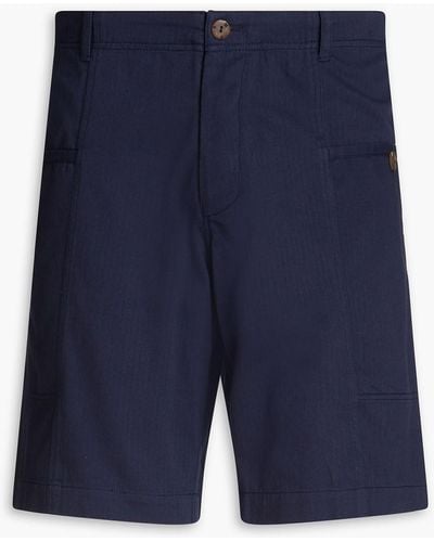 SMR Days Herringbone Cotton Shorts - Blue