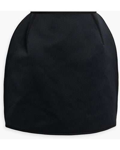 AZ FACTORY Switchwear Duchesse-satin Mini Skirt - Black