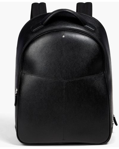 Montblanc Leather Backpack - Black