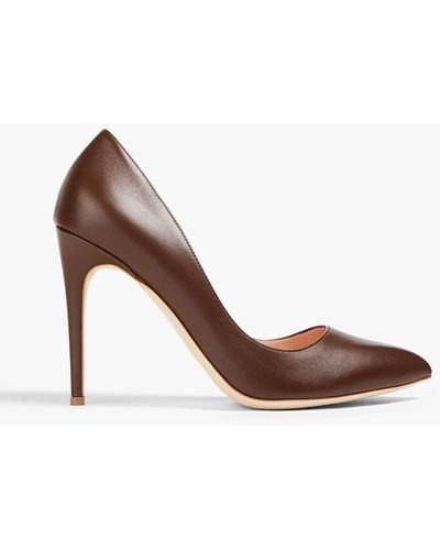 Rupert Sanderson Leather Court Shoes - Brown