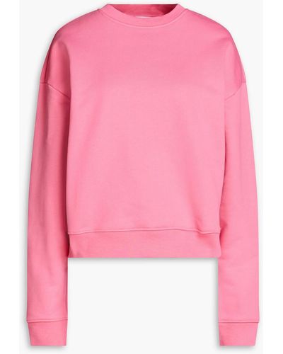 FRAME Sweatshirt aus baumwollfrottee - Pink
