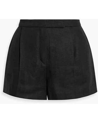 Valentino Garavani Linen Shorts - Black