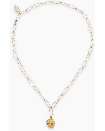Zimmermann Gold-tone Faux Pearl Necklace - White