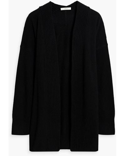 Vince Wool And Cashmere-blend Cardigan - Black