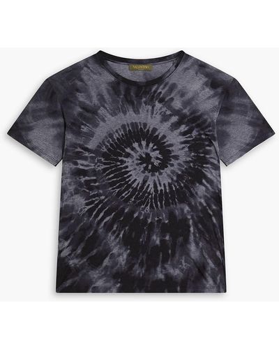 Valentino Tie-dyed Cotton-jersey T-shirt - Multicolor