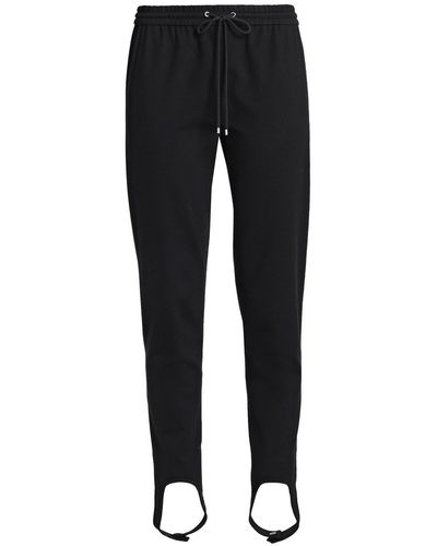 Theory Stretch-jersey Tapered Stirrup Trousers - Black