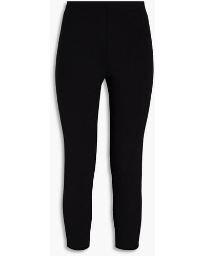 Theory Cropped Jersey leggings - Black