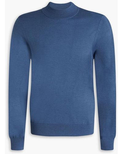 Sandro Industrial Wool Sweater - Blue
