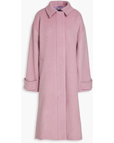Stine Goya Diana Wool-blend Felt Coat - Pink