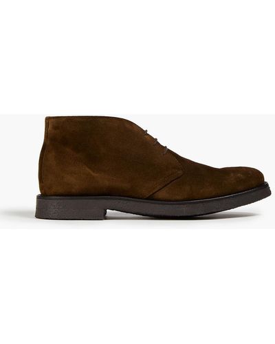 Officine Generale Suede Boots - Brown