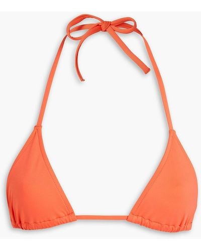 Bondi Born Malia Halterneck Bikini Top - Orange