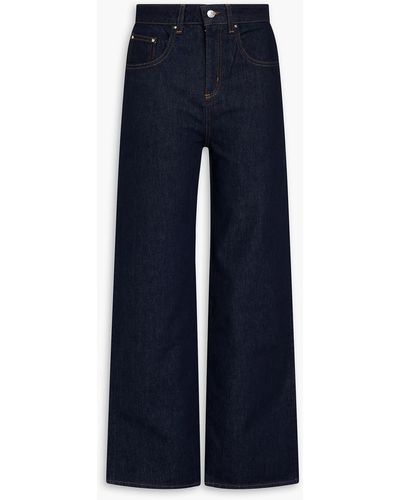 Claudie Pierlot High-rise Wide-leg Jeans - Blue
