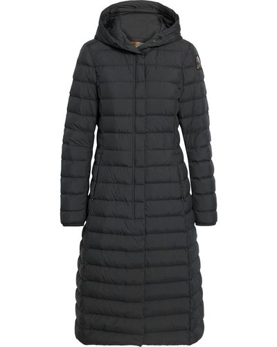 Parajumpers Omega Quilted Shell Hooded Down Coat - Black