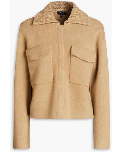 Theory Wool And Cashmere-blend Jacket - Natural