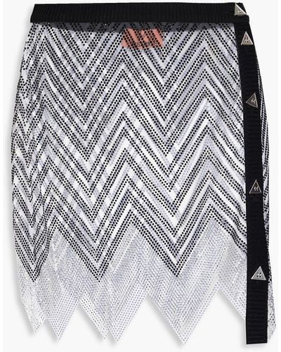 Missoni Crystal-embellished Tulle Mini Skirt - Black